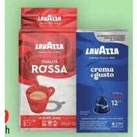 Lavazza Ground Coffee or Nespresso-Compatible Capsules