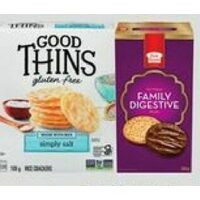 Christie Peek Freans, Dad's Cookies or Good Thins Crackers