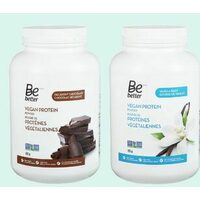 Be Better Vegan or Whey Nutritional Powders