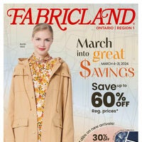 Fabricland - March Into Great Savings (ON) Flyer