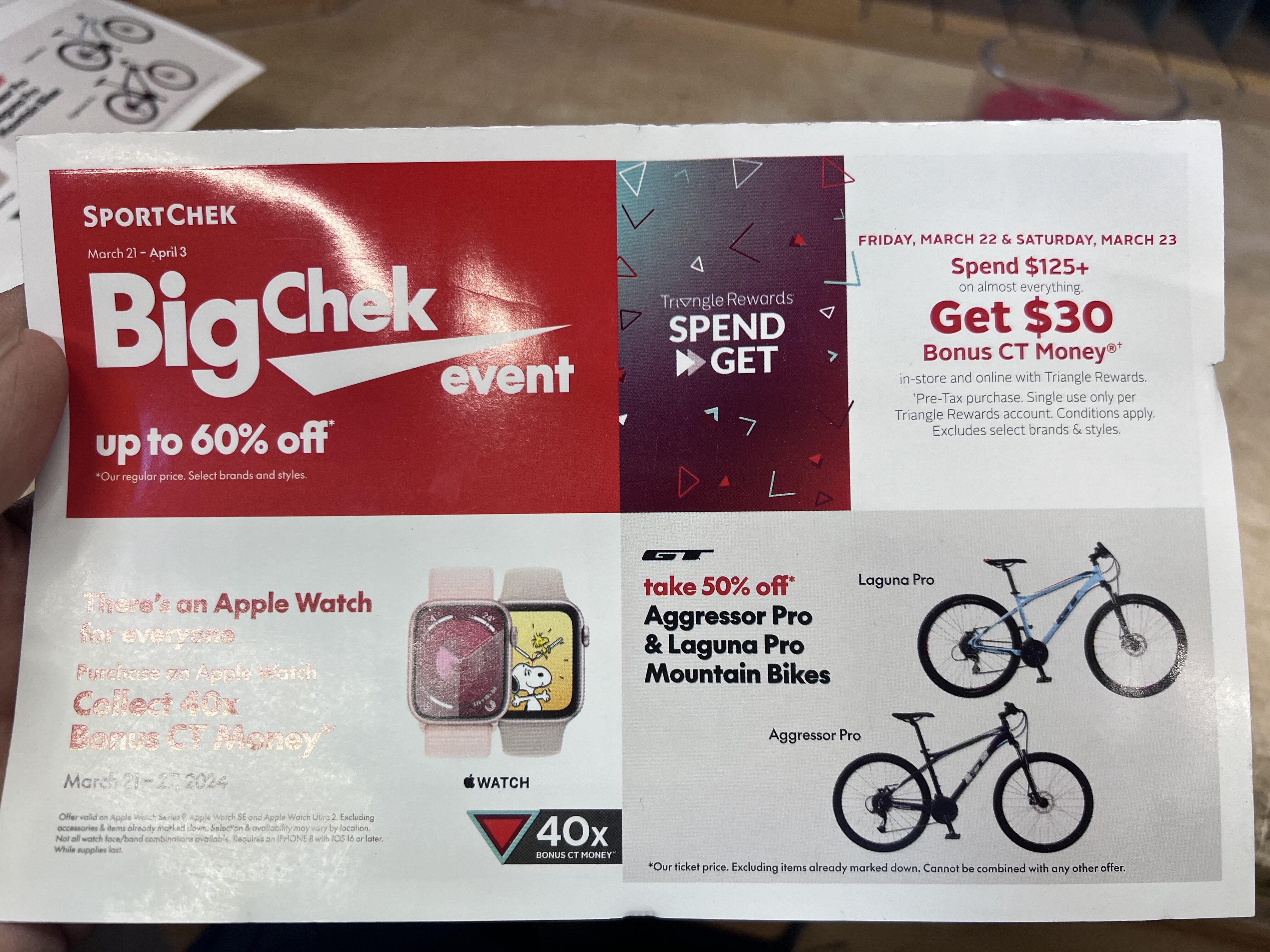 Sport Chek] Spend $125 and get $30 bonus CT Money (Mar. 22-23