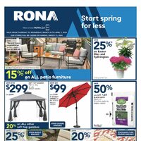Rona - Rona+ Weekly Deals - Start Spring For Less (ON) Flyer