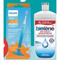 Philips One for Kids Battery Toothbrush or Biotene Dry Mouth Mouthwash