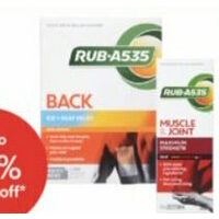 Rub A535 Maximum Strength Cream, Arnica Gel, Dual Action or Proheat Patch