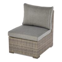 Canvas Bala Collection Wicker Patio Middle Chair