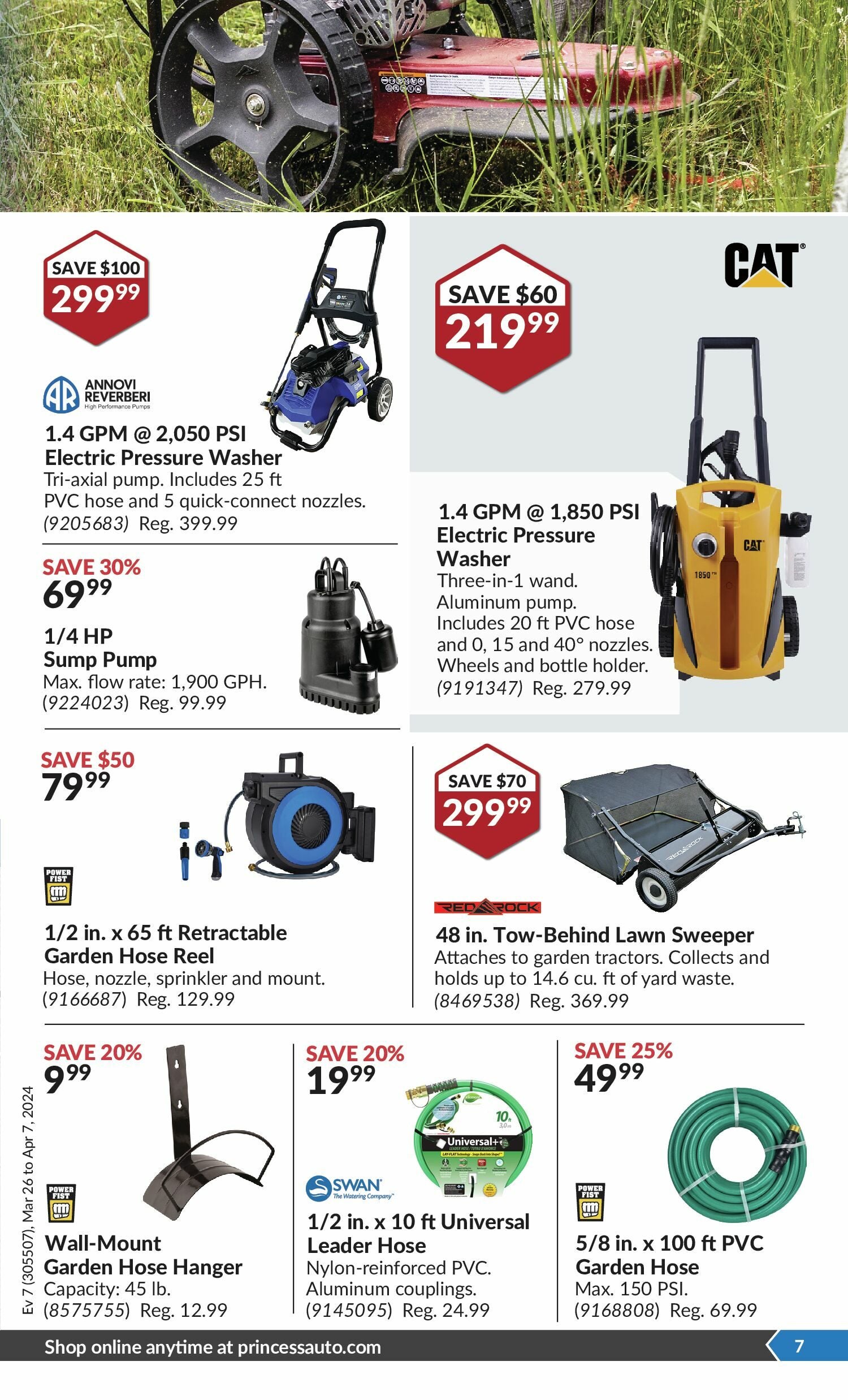 Princess Auto Weekly Flyer - 2 Week Sale - It's Spring Cleaning Time - Mar  26 – Apr 7 