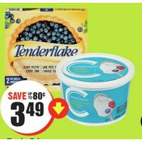 Tenderflake Deep 9" Pie Shells, Compliments Whipped Topping