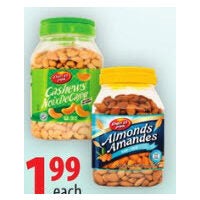 Dan-D Pak Cashews, Nut Mix or Almonds
