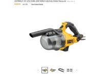 DEWALT DCV501HB 20V MAX Cordless HEPA Dry Hand Vacuum (Tool Only) $129.99 ($116.99 @ HD with 10% price beat)