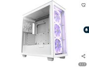 NZXT H7 Elite - Premium Mid-Tower PC Gaming Case - RGB LED & Smart Fan Control - Tempered Glass - White $129.99