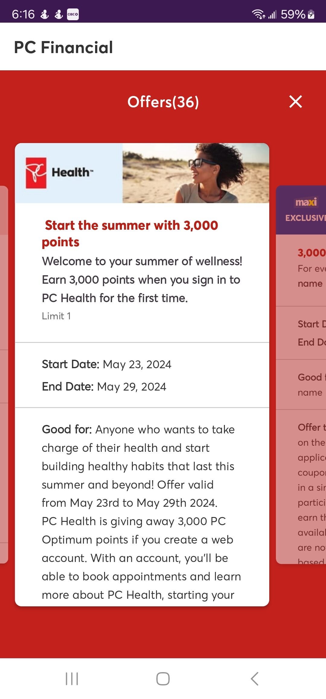 [pc Optimum] 3000 Pc Points Free When Sign-up To Pc Health 