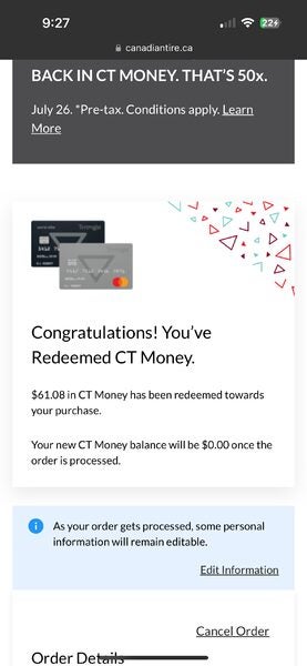 [Canadian Tire] Redeem CT Money and get 20% Back (July 26th only ...