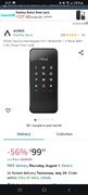 Alfred Touchscreen Keypad Pin + Bluetooth + Z-Wave (DB1-C-BL) Smart Door Lock $99.97
