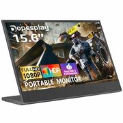 Dopesplay Portable Monitor - 15.6", IPS, 1080P, USB-C, Speakers - $75.99