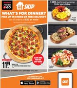 Skip the Dishes - Metro $11.99 XL 16" 4 Topping Pizza, Pick Up In Store and Delivery (Select stores)