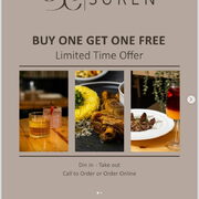 BOGOF promo (dine-in or take out @ 3293 W 4th Ave, Vancouver BC location)