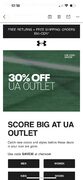 Extra 30% off outlet items, 12% Rakuten, free ship on orders over $50