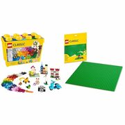 LEGO Classic Large Creative Brick Box 10698 Building Toy Set & Square 32x32 Stud Foundation Bundle $49.83