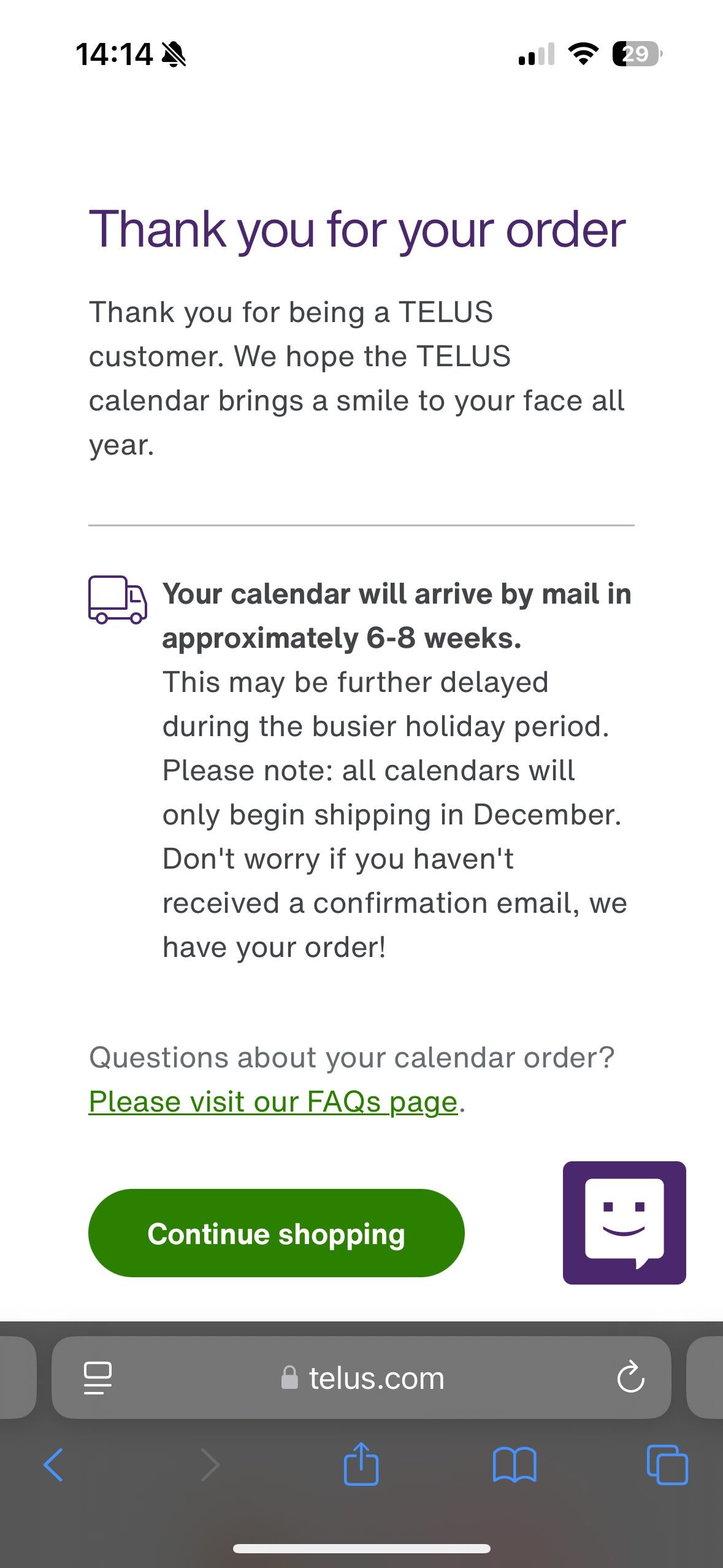 [Telus] TELUS 2025 Calendar (free for subscribers) - Page 2 ...