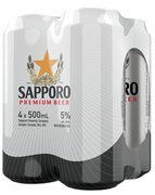 Sapporo Beer $12 for 4x500ml - ALBERTA