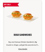 BOGO Sandwiches - App Only!