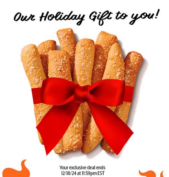 [Little Caesars] (TODAY ONLY) Free Crazy Bread with any Pizza Purchase ...