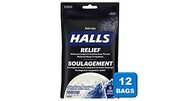 Halls Menthol Extra Strong 30 Count Bag, Pack of 12 ($29)