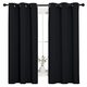 Black out curtains - Black and Grey -$15