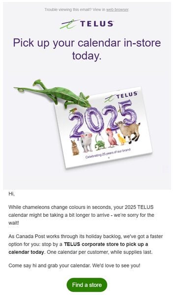[Telus] TELUS 2025 Calendar (free for subscribers) - Page 2 ...