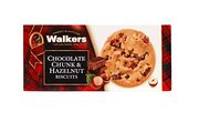 Walkers Chocolate Chunk & Hazelnut Biscuits 150 g; $2.29 (-56%); ($2.18 S/S)