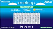 Panasonic Eneloop AAA Batteries 10-Pack $25.31