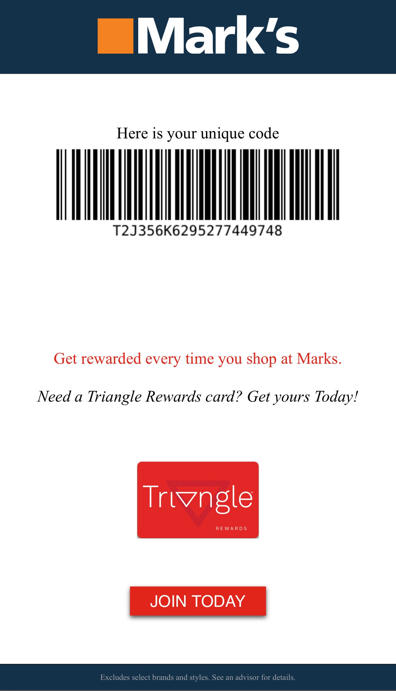 [Mark's] VIP Sale 40% off regular, 20% off sales & clearance in store ...