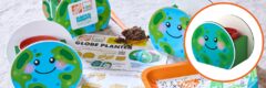 Register your Child to Build a Globe Planter on Saturday April 12, 2025 at 8:30 or 10:30 am