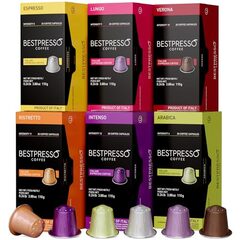 $30.09: (No TAX) Bestpresso Coffee for Nespresso Original Machine 120 pods Certified Genuine Espresso Variety Pack Pods