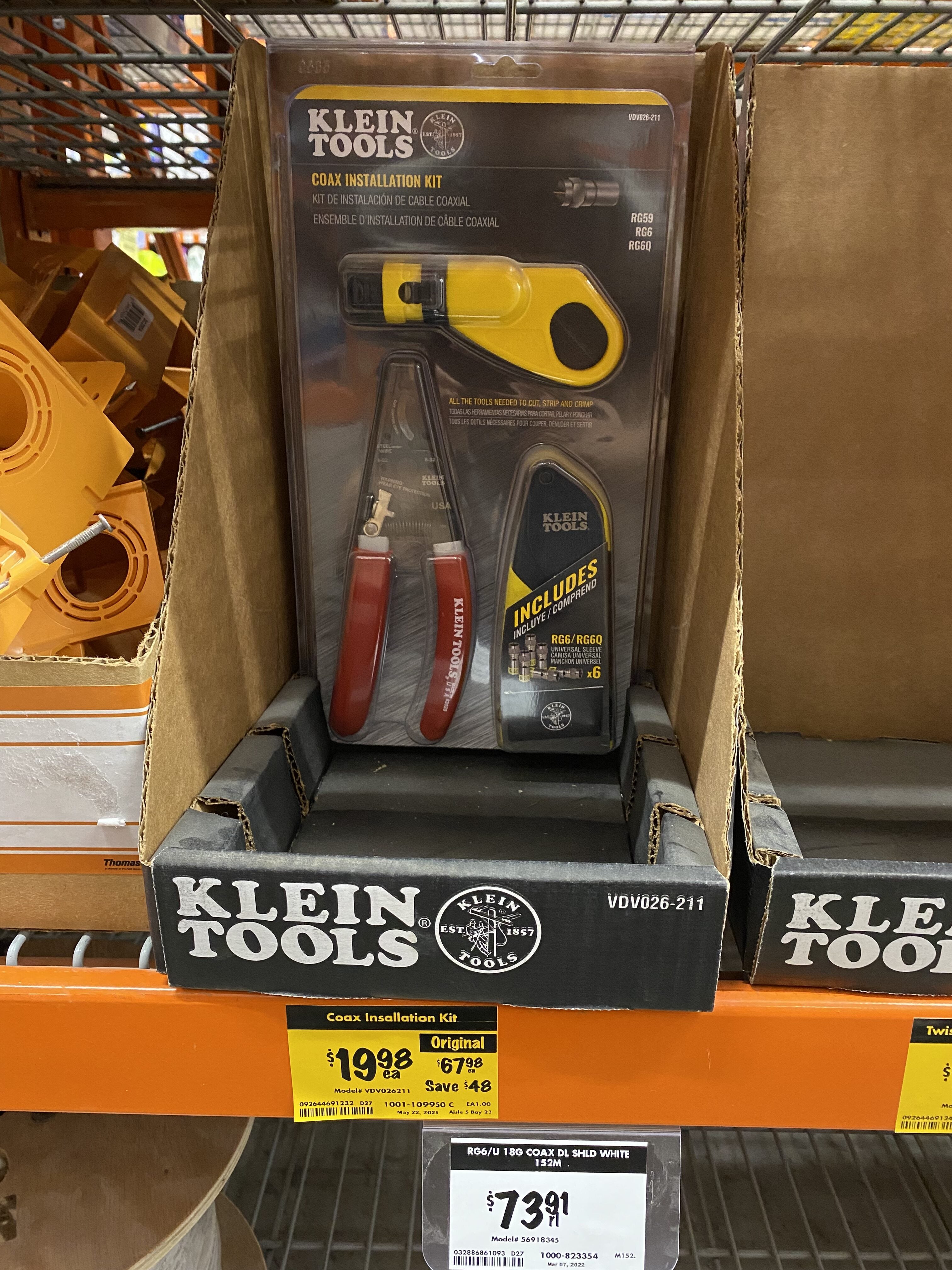 [Home Depot] Klein Cable/Network tools on Clearance at Home Depot #7256 ...