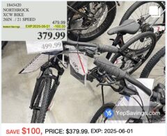 Northrock Bikes - $379.99, Freetown helmets - $31.99
