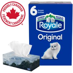 Royale Original Facial Tissue, 6 Flat Boxes $3.75 (reg $8.00) YMMV