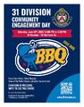 31 Division community BBQ 40 Norfinch Drive 12-3pm Saturday June 14