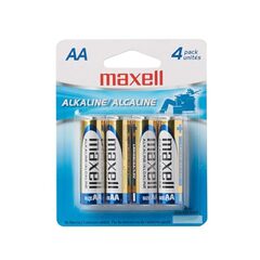 Maxell AA Alkaline Batteries - 4 Pack $1.39 (all time low)