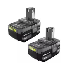 RYOBI 18V ONE+ Lithium-Ion 4.0 Ah Battery (2-Pack) $99