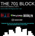 June 22 (11am-3pm): The 701 Block 'End of an Era Farewell' Party (live music, free food) @ 701 Kingsway, Vancouver BC