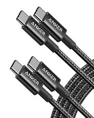 Anker USB C Charger Cable (6ft 100W, 2Pack) $13.49 + 10% coupon at checkout