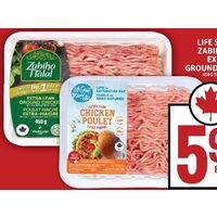 Life Smart or Zabiha Halal Extra Lean Ground Chicken