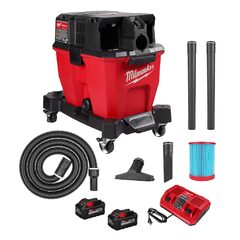 Milwaukee M18 FUEL 18V Lithium-Ion 9 Gallon Dual-Battery Wet/Dry Vacuum Kit w/ (2) 8.0 Ah $424
