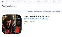 (iOS, iPadOS) Alien Shooter - Survive (RRP US$0.99) - $0.00 / Free (limited time offer)