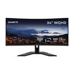 GIGABYTE G34WQCP 34" WQHD 3440x1440 Curved VA 180Hz Ultrawide Monitor $350