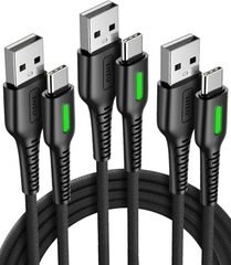 INIU USB A to C Cable 3 Pack, 6.6+6.6+1.6ft - $6.99 with coupon
