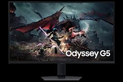 Samsung 32 Inch Odyssey G5 QHD Black Gaming Monitor with 180 Hz Refresh Rate, 1 ms, G Sync, VESA Display $268