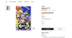 Splatoon 3 for Nintendo Switch $29.99 (62% Off)
