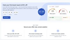 50% off tenant report (can use in future)